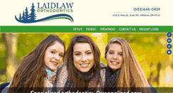 Desktop Screenshot of laidlawortho.com